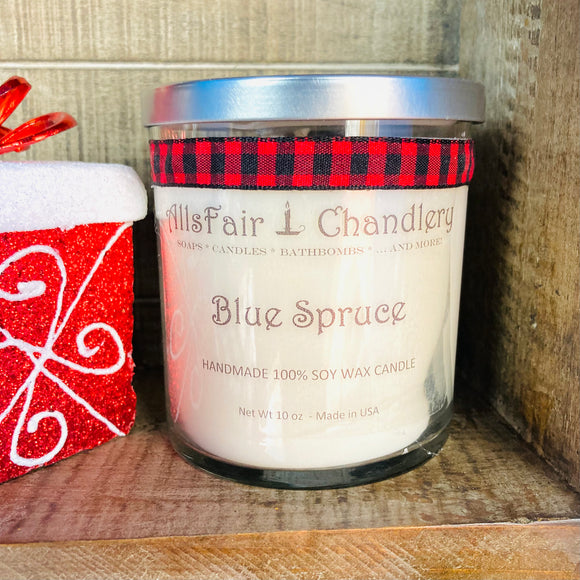 Blue Spruce 9 oz 100% Soy Wax Candle