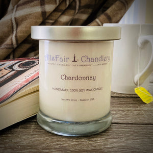 Chardonnay 9 oz 100% Soy Wax Candle