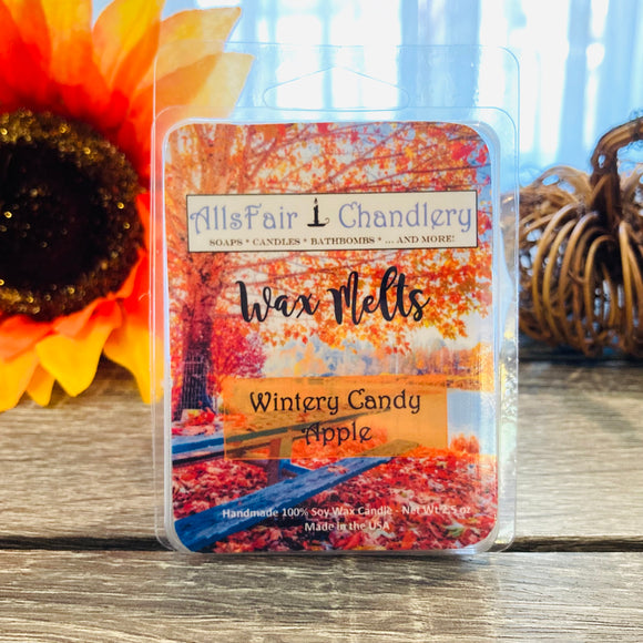 Wintery Candy Apple 2.5 oz 100% Soy Wax Melt