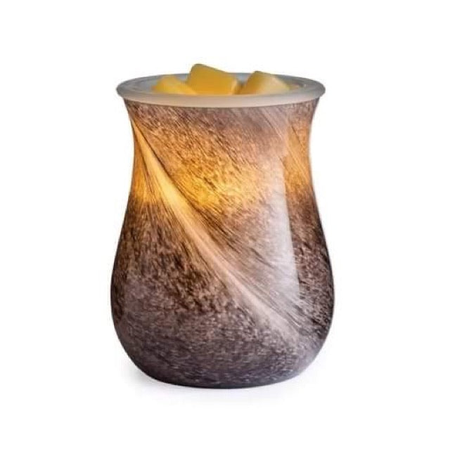 Blown Glass Illumination Fragrance Warmers - Obsidian