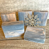 Winter Log 5 oz Wood Grain Soap Bar