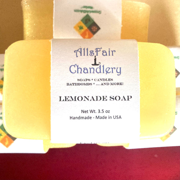 Lemonade (Lemon Essential Oil) Handmade Soap